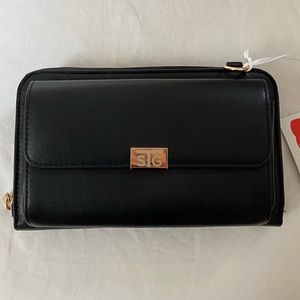 Sanibel Save The Girls phone purse in black